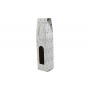 BUSTA REGALO PORTA BOTTIGLIA GR. 300 CM. 8,8x38,5x8,3 COLORE ARGENTO