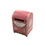 CASSETTA POSTALE NATALIAZIA DI COLORE ROSSO CM. 14x13x19