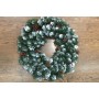 CORONA DECORO MARILLEVA CON PIGNE NEVE BACCHE  TPS120 CM. 50