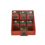 GANCI PER APPENDINO ALBERO COLORE VERDE CM. 3,5 6,5 PZ. 50