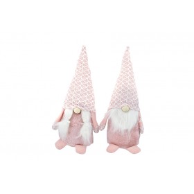 GNOMO NATALIZIO 2 MODELLI ASSORTITI  COLORE ROSA CM. 20 GNOMO NATALIZIO 2 MODELLI ASSORTITI  COLORE ROSA CM. 20