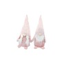 GNOMO NATALIZIO 2 MODELLI ASSORTITI  COLORE ROSA CM. 20