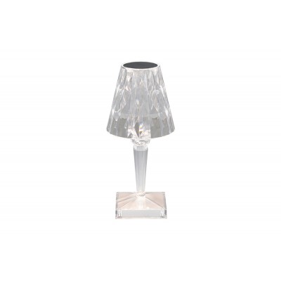 LAMPADA DA TAVOLO TOUCH RICARICABILE ATTACCO USB DIAM. CM. 12,5x12,5x28 M.13