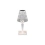 LAMPADA DA TAVOLO TOUCH RICARICABILE ATTACCO USB DIAM. CM. 12,5x12,5x28 M.13