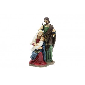 PRESEPE NATIVITA' DI NATALE IN RESINA CM. 13,3x8,7x21,5