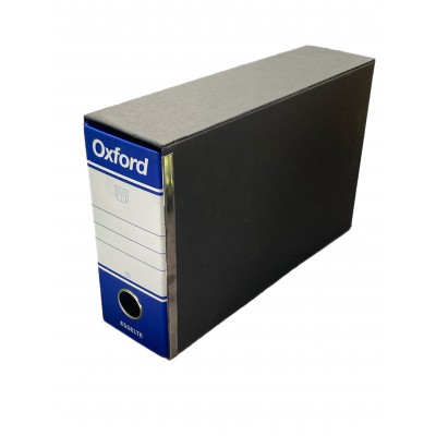 RACCOGLITORE OXFORD PER DOCUMENTI COLORE BLU CM. 28x19h.