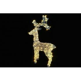 RENNA LUMINOSA DI NATALE  IP44 PER ESTERNO LUCE CALDA CM. 52x16x82 RENNA LUMINOSA DI NATALE  IP44 PER ESTERNO LUCE CALDA CM. 52x16x82