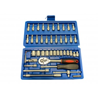 SERIE CHIAVI A BUSSOLA CON ATTACCO 1/4 PZ. 45