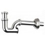 SIFONE COLONNA SENZA PILETTA IN ABS CROMATO 1 - 1/4 DIAM. MM. 32