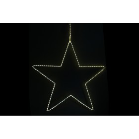 STELLA LUMINOSA DI NATALE  146LED CON TRASFORMATORE LUCE CALDA CM.38 MT. 2 DI CAVO STELLA LUMINOSA DI NATALE  146LED CON TRASFORMATORE LUCE CALDA CM.38 MT. 2 DI CAVO