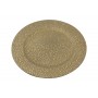 SOTTOPIATTO DECORATO DIAM. CM. 33 COLORE ORO