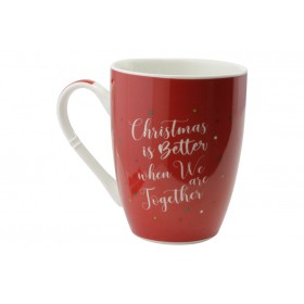 TAZZA BONE CHINA NATALIZIA ML. 340 NAT. 25 TAZZA BONE CHINA NATALIZIA ML. 340 NAT. 25