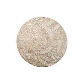TOVAGLIETTA PER TAVOLO IN PVC DIAM. 38 cm. COLORE ORO TOVAGLIETTA PER TAVOLO IN PVC DIAM. 38 cm. COLORE ORO