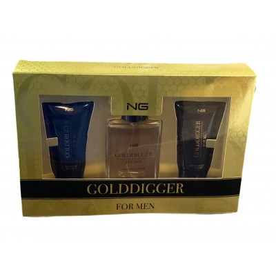 NG GOLDIGGER CONFEZIOE TRIS REGALO EAU DE TOILETTE SHOWER GEL AFTER SHAVE