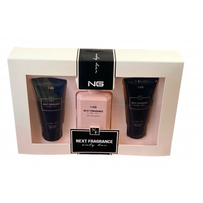 NG NEXT FRAGRANCE SET REGALO TRIS EDP GEL DOCCIA E CREMA CORPO