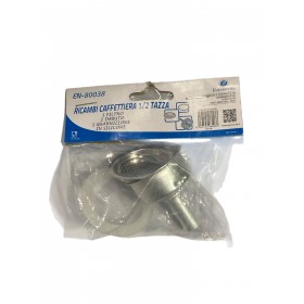 RICAMBI PER CAFFETTIERA 1/2 TAZZA FILTRO E GUARNIZIONE RICAMBI PER CAFFETTIERA 1/2 TAZZA FILTRO E GUARNIZIONE