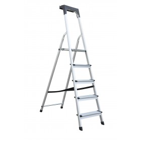 SCALA EVEREST IN ALLUMINIO CON PORTAOGGETTI 5 GRADINI SCALA EVEREST IN ALLUMINIO CON PORTAOGGETTI 5 GRADINI