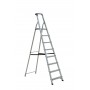 SCALA EVEREST IN ALLUMINIO CON PORTAOGGETTI 8 GRADINI