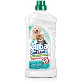ALBA IGIENIZZANTE PER PAVIMENTI CANI E GATTI LT. 1 ALBA IGIENIZZANTE PER PAVIMENTI CANI E GATTI LT. 1