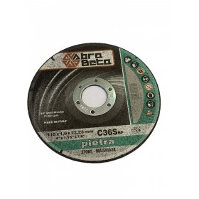 Abra beta A36SBF disco per smerigliatrice taglio pietre marmo calecestruzzo mm. 115x1,6x22,23 Abra beta A36SBF disco per smerigliatrice taglio pietre marmo calecestruzzo mm. 115x1,6x22,23