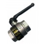 CALEFFI VALVOLA F/F A SFERA CON RITEGNO INCORPORATO BALLSTOP GR. 1 - 1/2