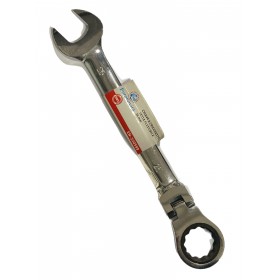 CHIAVE COMBINATA A CRICCHETTO TESTA SNODABILE PIEGHEVOLE MM. 25 CHIAVE COMBINATA A CRICCHETTO TESTA SNODABILE PIEGHEVOLE MM. 25