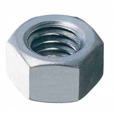 DADO ESAGONALE IN ACCIAIO ZINCATI UNI/5588 MM. 6