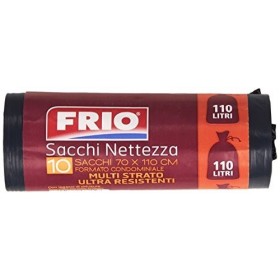 FRIO SACCHI NETTEZZA NERO RINFORZATO 70x110 PZ 10 FRIO SACCHI NETTEZZA NERO RINFORZATO 70x110 PZ 10