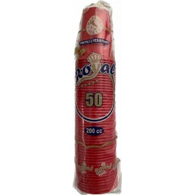 MAJOR ROSSO BICCHIERI DI PLASTICA CC. 200 PZ. 50 MAJOR ROSSO BICCHIERI DI PLASTICA CC. 200 PZ. 50