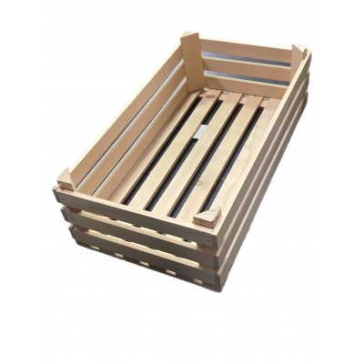 PANETTA CASSETTINA DI LEGNO A 3 LISTELLI CM. 32x17,5x9
