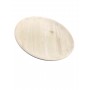 PANETTA PIATTO PER POLENTA DI LEGNO ACERO TONDO CM. 25