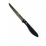 Abert Coltello bistecca carne con  lama inox manico rivestito cm.12