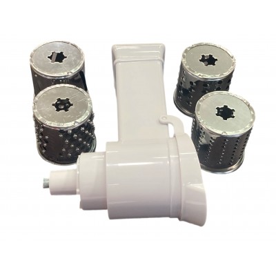 ARTUS KIT GRATTUGIA AFFETTAVERDURE IN PLASTICA CON 4 RULLI IN ACCIAIO