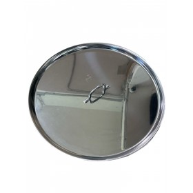 COPERCHIO PER PENTOLA CALDAINO CON MANICO IN ACCIAIO INOX LUCIDO CM. 50 COPERCHIO PER PENTOLA CALDAINO CON MANICO IN ACCIAIO INOX LUCIDO CM. 50