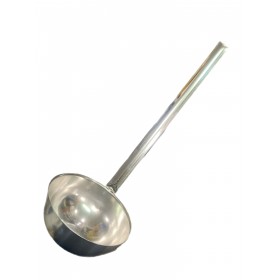 MESTOLO CON MANICO SALDATO IN ACCIAIO INOX CM. 20 MESTOLO CON MANICO SALDATO IN ACCIAIO INOX CM. 20