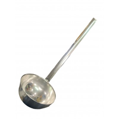 MESTOLO CON MANICO SALDATO IN ACCIAIO INOX CM. 20