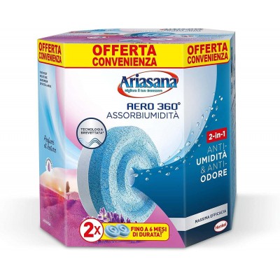 ARIASANA AERO 360 ASSORBIUMIDITA' RICARICA LAVANDA 2X450GR