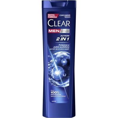 CLEAR MEN SHAMPOO PER CAPELLI 2IN1 ACTION 225ML