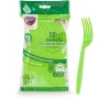 CLENDY COLOR VERDE FORCHETTE RIUTILIZZABILI 18 PEZZI