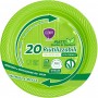 CLENDY COLOR VERDE PIATTI FRUTTA E DESSERT RIUTILIZZABILI 20 PEZZI