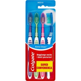 COLGATE SPAZZOLINO DA DENTI EXTRA CLEAN MEDIO 4 PEZZI COLGATE SPAZZOLINO DA DENTI EXTRA CLEAN MEDIO 4 PEZZI