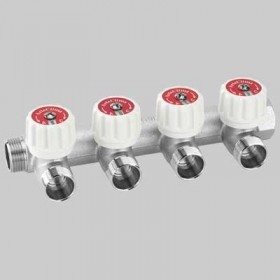 COLLETTORE MODULARI CON ARRESTI MANUALI A 3 VIE MF 3/4 640344 COLLETTORE MODULARI CON ARRESTI MANUALI A 3 VIE MF 3/4 640344