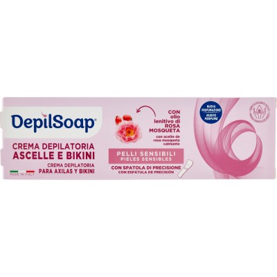 DEPILSOAP CREMA DEPILATORIA ASCELLE E BIKINI PELLI SENSIBILI 75ML