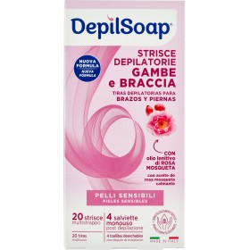 DEPILSOAP STRISCE DEPILATORIE CORPO PELLI DELICATE 20PZ DEPILSOAP STRISCE DEPILATORIE CORPO PELLI DELICATE 20PZ