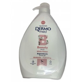 DERMOMED BAGNOSCHIUMA DOCCIA BEAUTY AI FIORI BIANCHI DISPENSER ml. 1000 DERMOMED BAGNOSCHIUMA DOCCIA BEAUTY AI FIORI BIANCHI DISPENSER ml. 1000