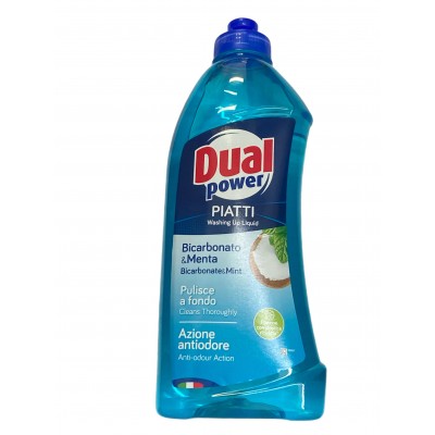 DUAL POWER DETERSIVO PIATTI BICARBONATO E MENTA NEW  ml 1000