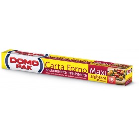 DOMOPAK ROTOLO CARTA FORNO 15 METRI DOMOPAK ROTOLO CARTA FORNO 15 METRI