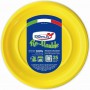 DOPLA COLOR RE-USABLE PIATTI PIANI GIALLO 25 PEZZI
