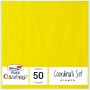 DOPLA COLORS TOVAGLIOLI DI CARTA A 2 VELI GIALLO CM. 33x33 PZ. 50