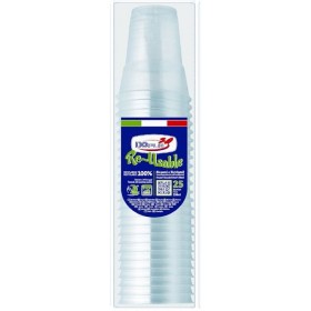 DOPLA RE-USABLE BICCHIERI RIUTILIZZABILI TRASPARENTI ML. 300 PZ. 25 DOPLA RE-USABLE BICCHIERI RIUTILIZZABILI TRASPARENTI ML. 300 PZ. 25